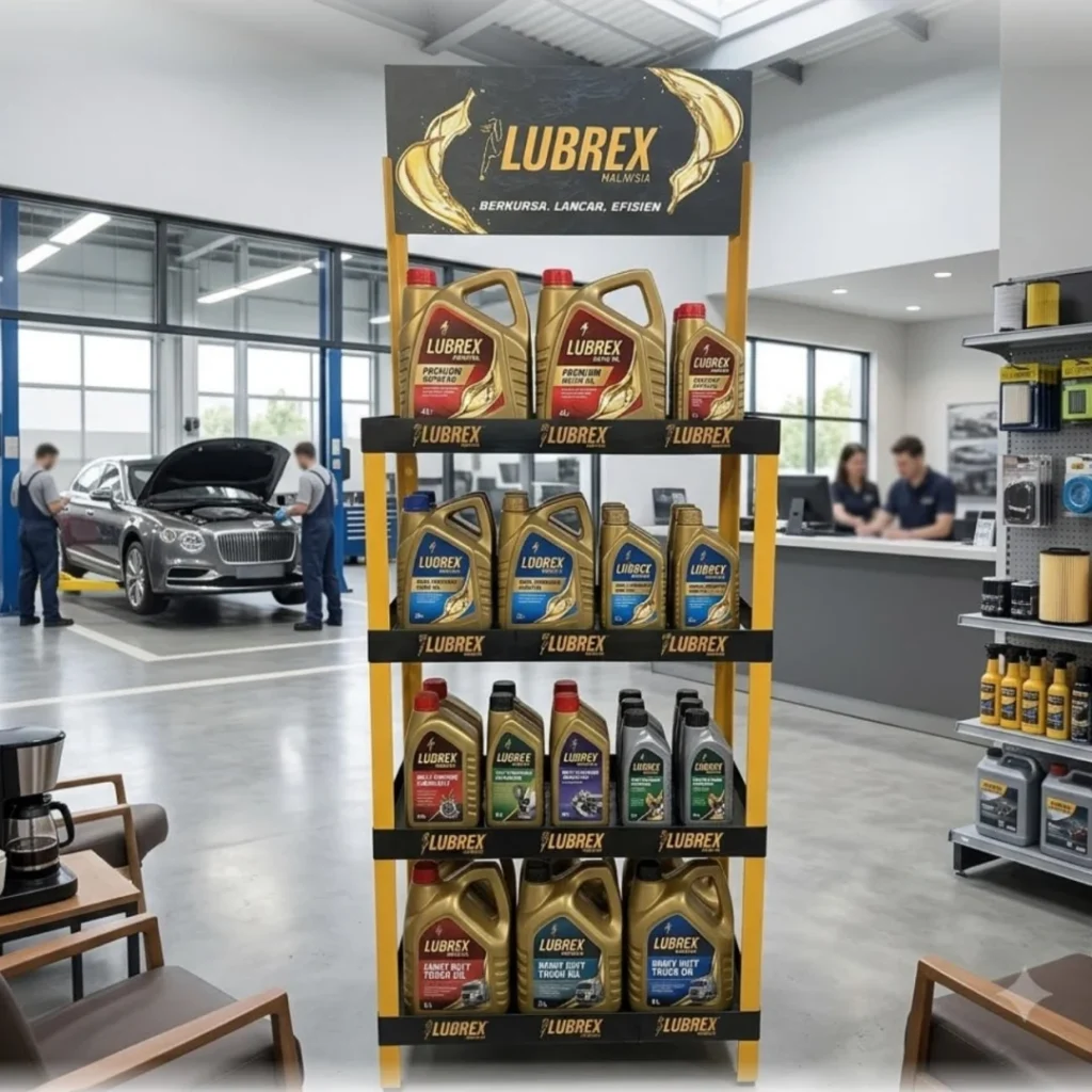 Lubricant display