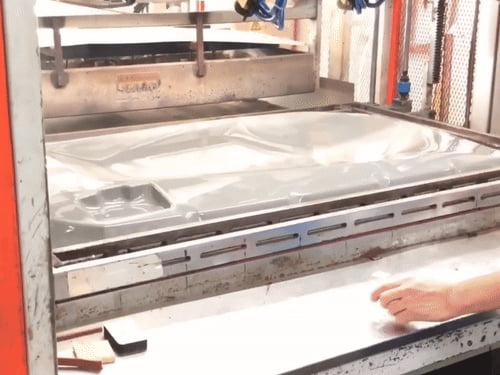 Forming process in action