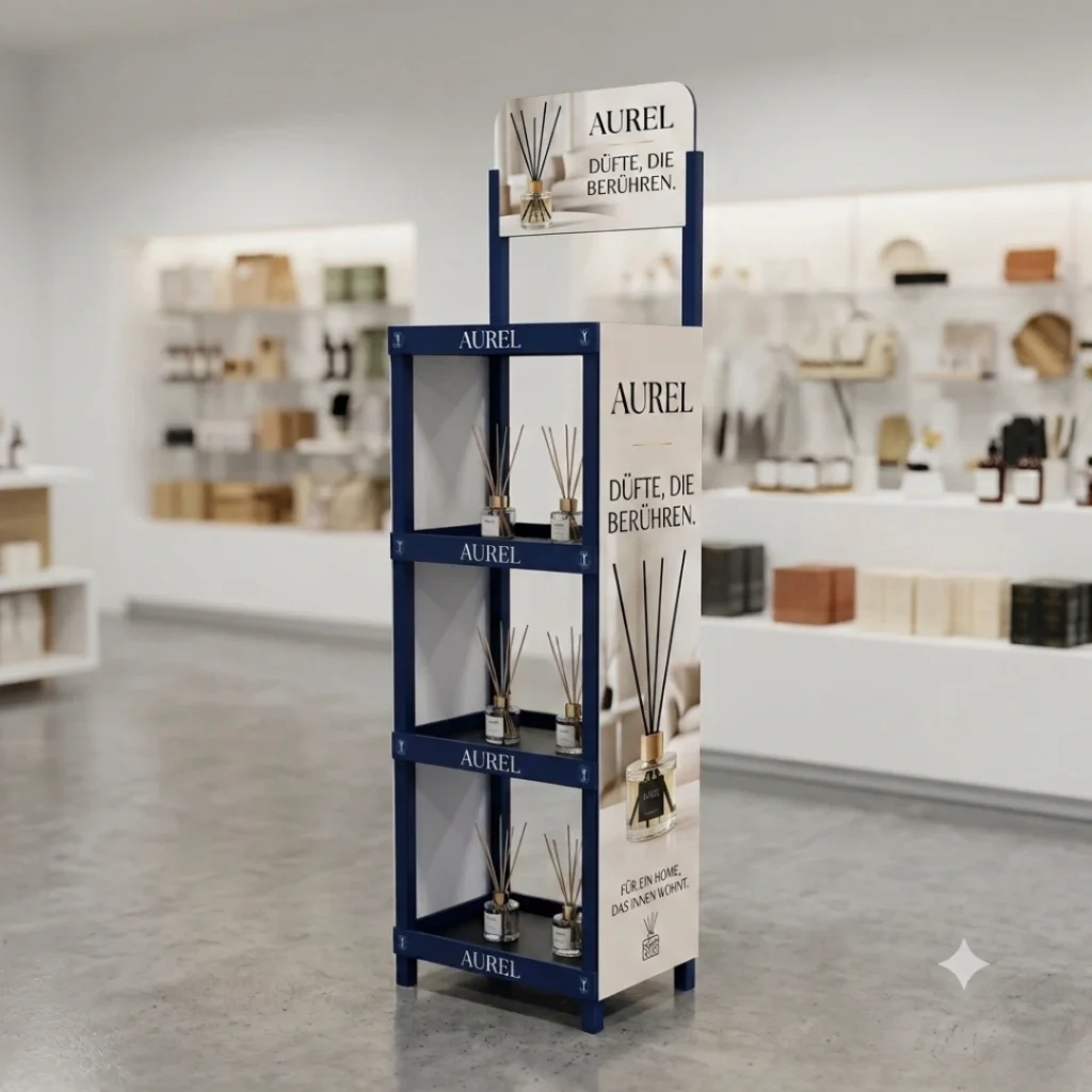 plastic display rack